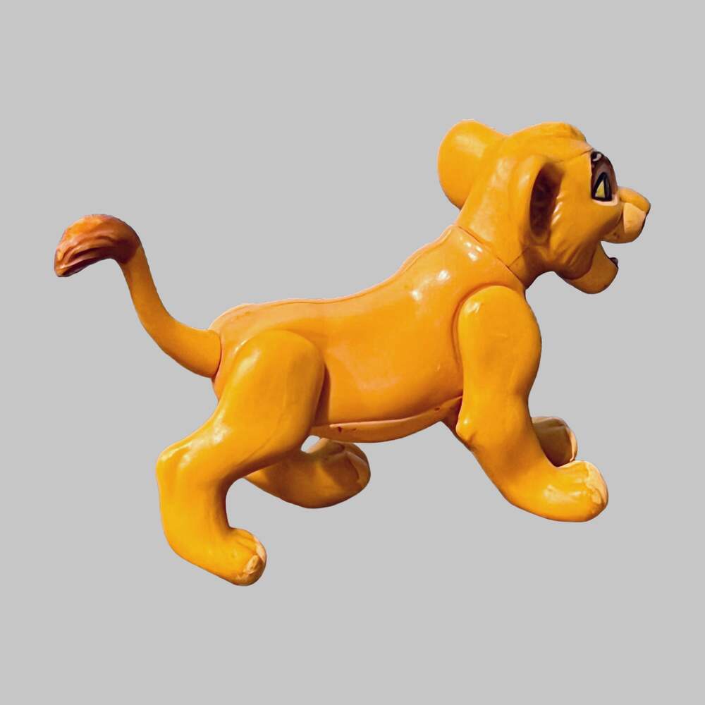 Vintage 1994 Disney Mattel The Lion King Young Simba 4" Action Figure - Picture 3 of 3